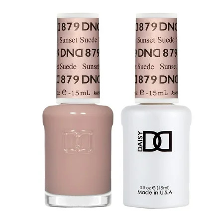 DND Duo Set - 1 each of Gel Polish and Nail Polish 879 Sunset Suede 0.5 Fl Oz | Walmart (US)