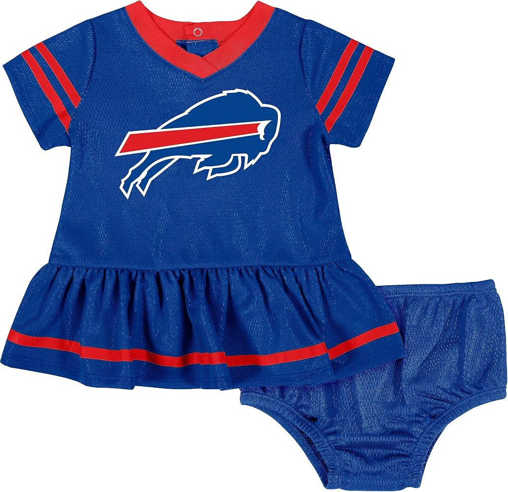 Gerber NFL Baby Girls Jersey Dress and Diaper Cover | Amazon (US)