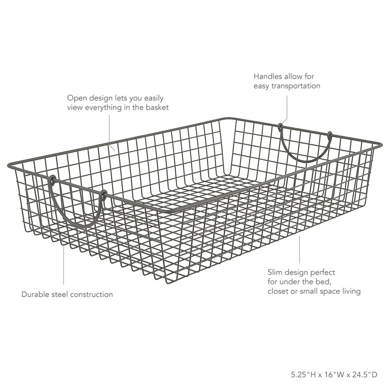 Williston Forge Stowaway Basket | Wayfair North America