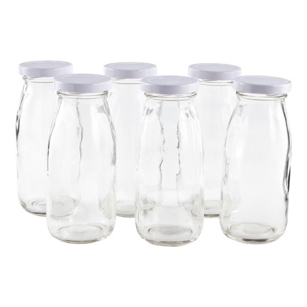 Glass Milk Bottles | The Container Store