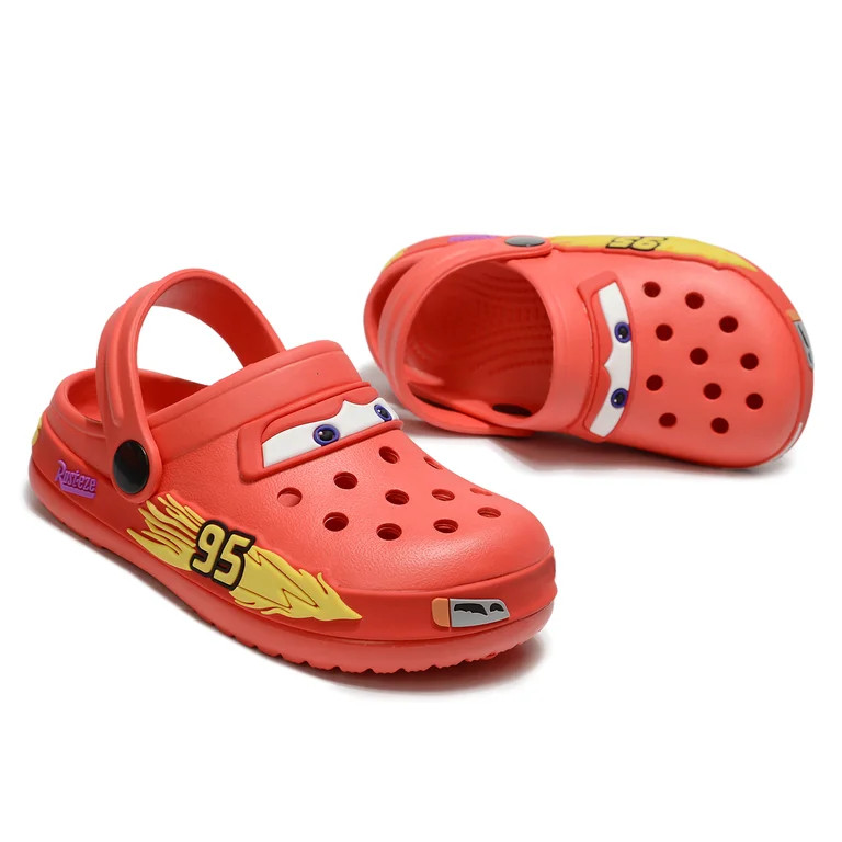 Lightning McQueen Children's Clogs Cute Cartoon Boys and Girls Garden Shoes Clogs Slippers Toddle... | Walmart (US)