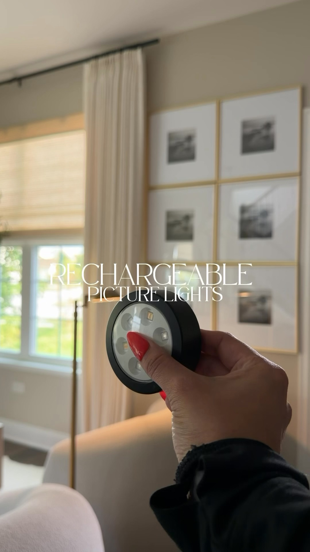 rechargeable picture lights for ambiance

#LTKHome
