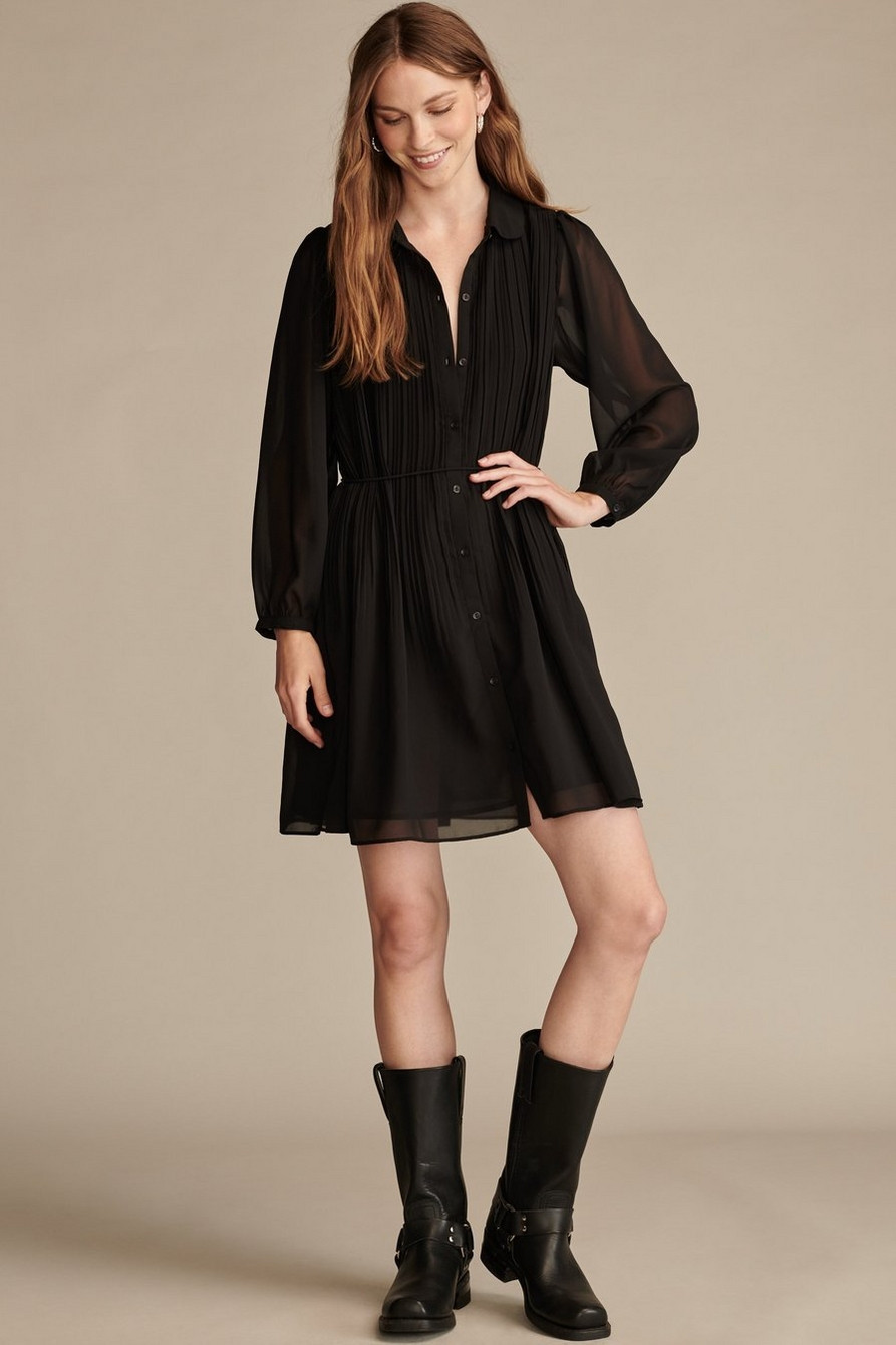 EASY PLEAT SHIFT MINI DRESS | Lucky Brand