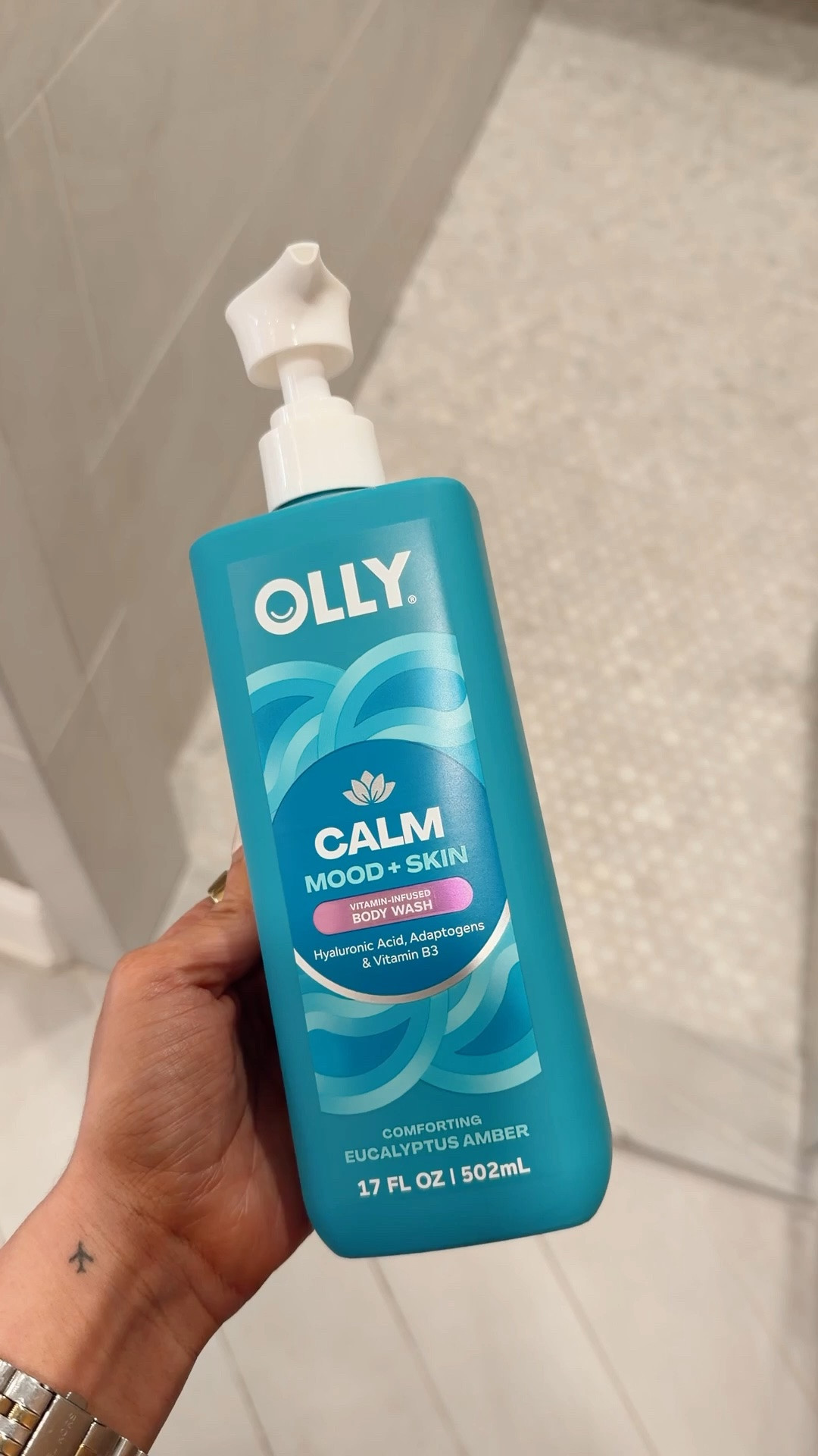 Excited to be partnering with olly on this! This body wash is great and smells like a spa! Zen vibes and lathers so well🫧 #ollypartner