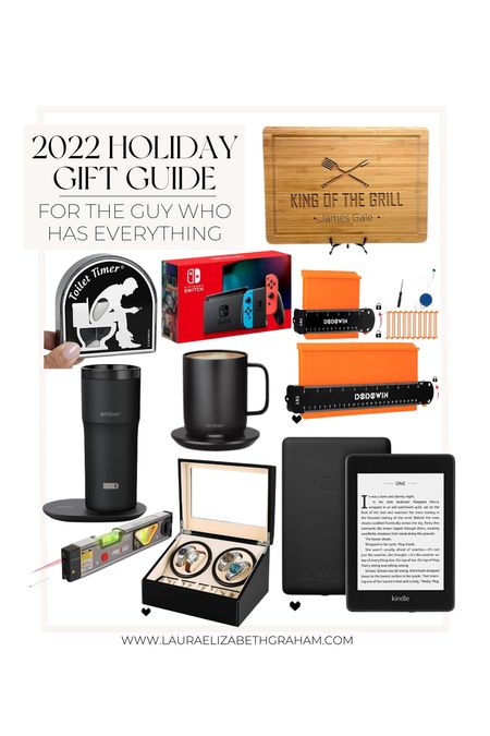 Do you have a guy in your life who seems to have EVERYTHING? I have rounded up some unique options, from gaming to cooking, that he probably doesn’t have, but would love!

Xmas gifts | guy gifts | gift guide | kindle | ember coffee | watch case | custom 

#LTKmens #LTKHoliday #LTKSeasonal