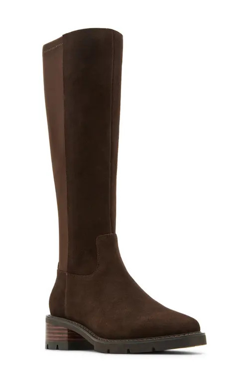 Blondo Harriet Waterproof Knee High Boot in Java Suede at Nordstrom, Size 7.5 | Nordstrom