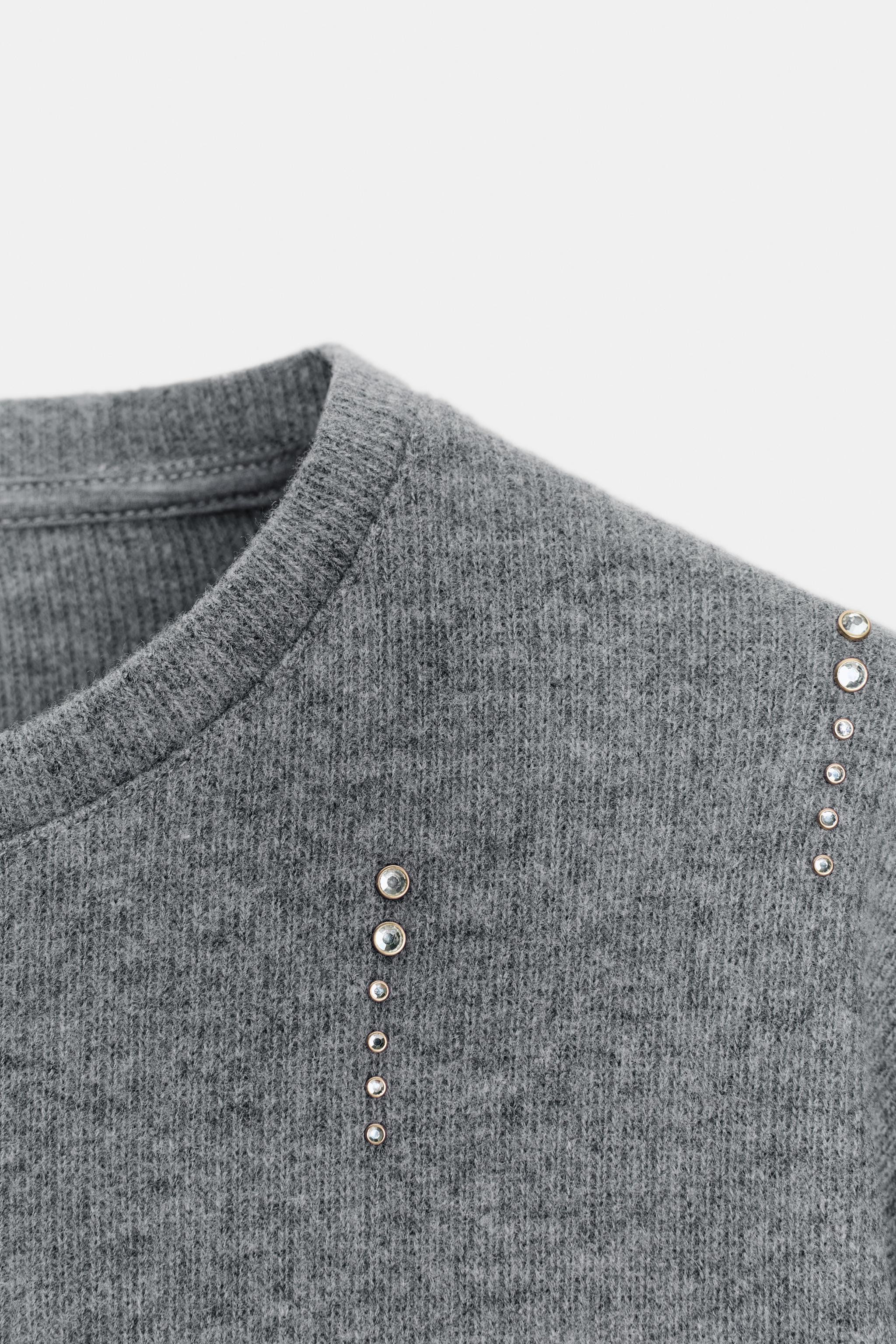 SPARKLY RIBBED SWEATER | Zara US
