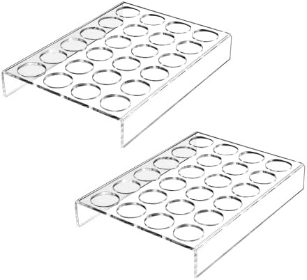 2 Pack of 24 Slots Flat Countertop Coffee Pod Holder,K Cup Drawer Holder Organizer for Office and... | Amazon (US)