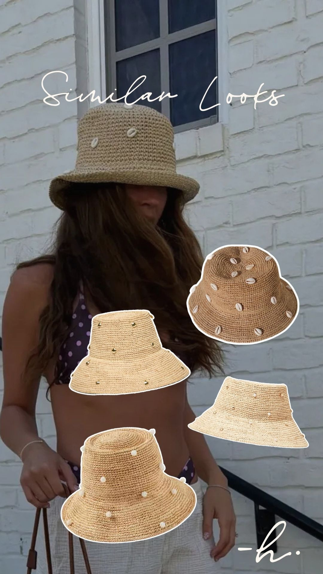 My OG hat is from Walmart & sold out, but I found a bunch of cute similar ones! It was the perfect way to keep sun out of my face while still looking cute!  

 #LTKdayinmylife #LTKootd