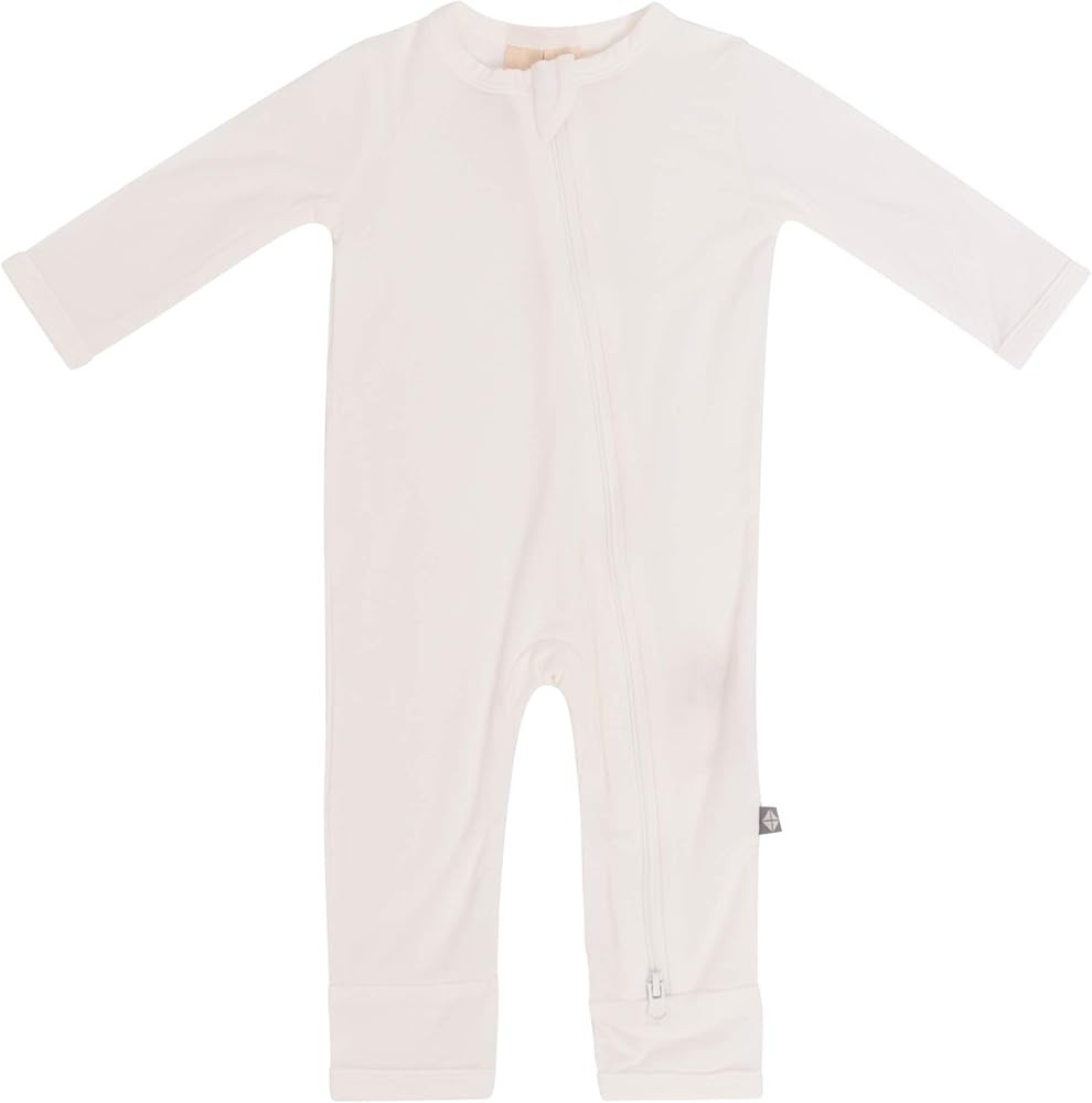 KYTE BABY Soft Bamboo Rayon Rompers, Zipper Closure, 0-24 Months | Amazon (US)
