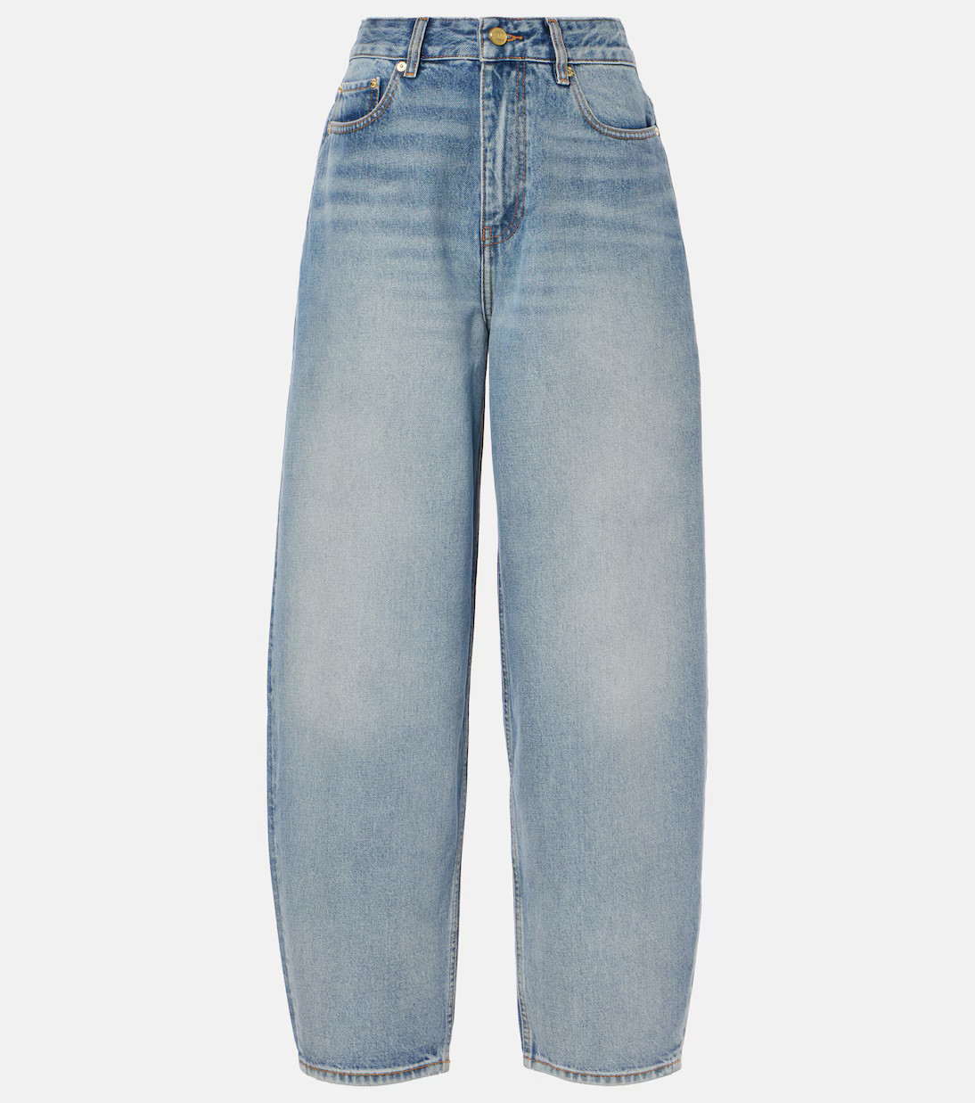 High-rise barrel-leg jeans | Mytheresa (UK)