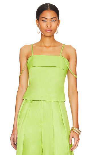 Peonia Top in Green | Revolve Clothing (Global)