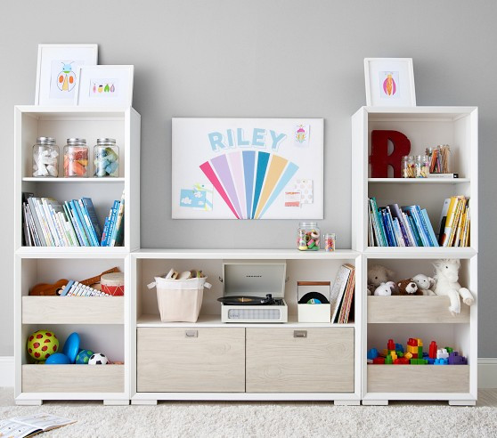 Callum Extra-Wide Media Wall Storage System | Pottery Barn Kids