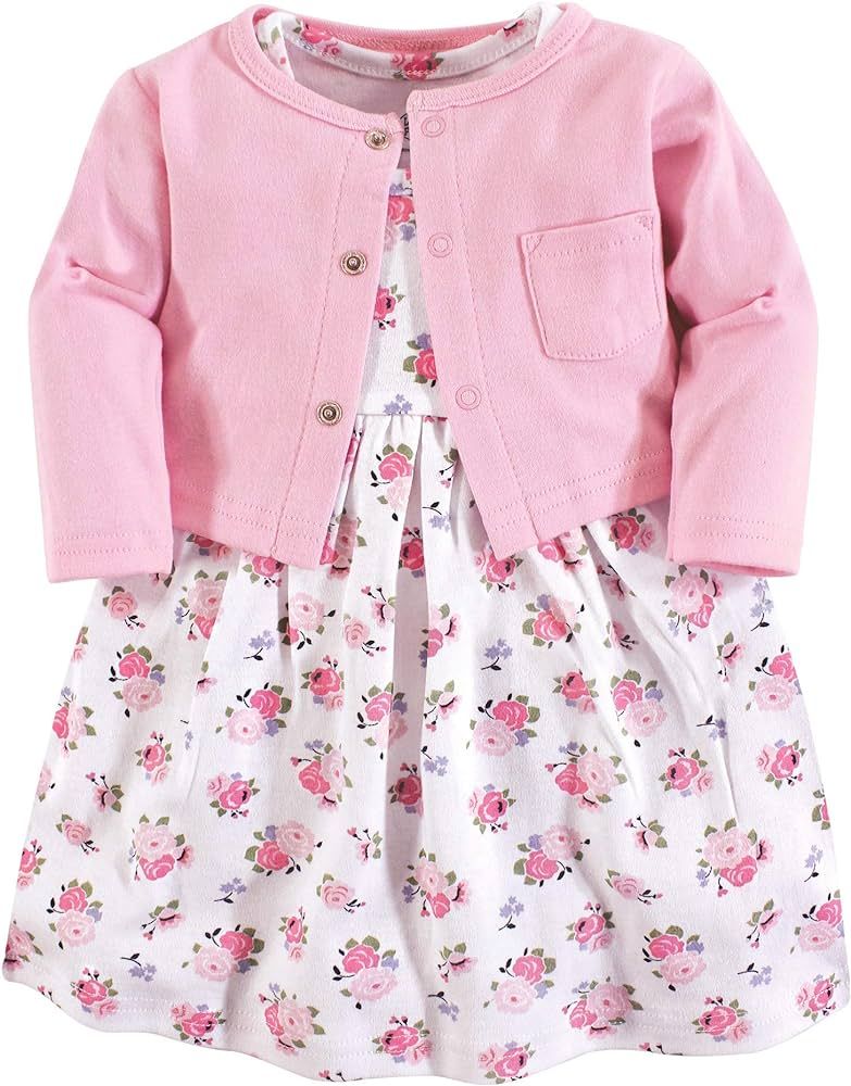 Luvable Friends baby-girls Dress and Cardigan | Amazon (US)
