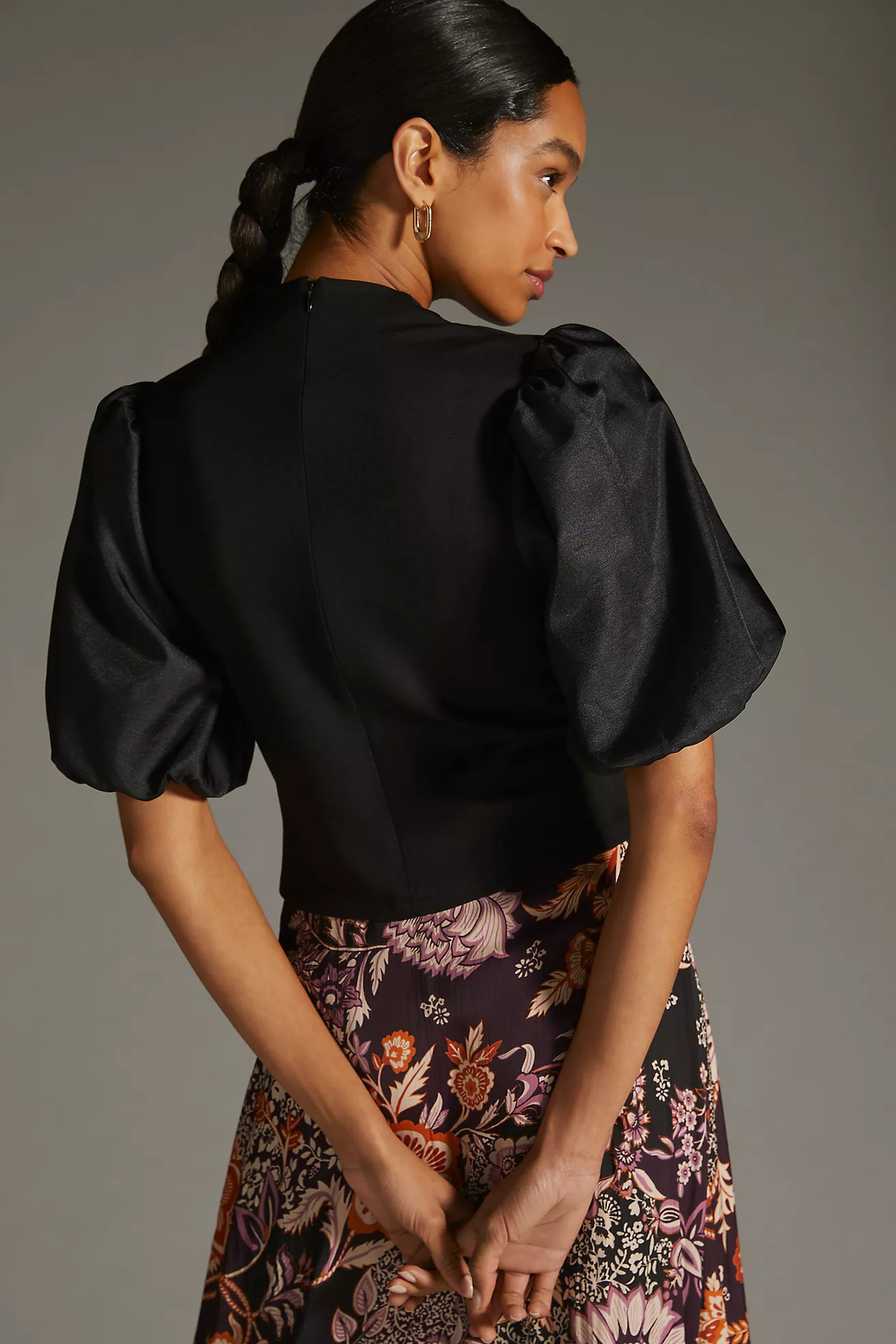 Sunday in Brooklyn Puff-Sleeve Ponte Top | Anthropologie (US)