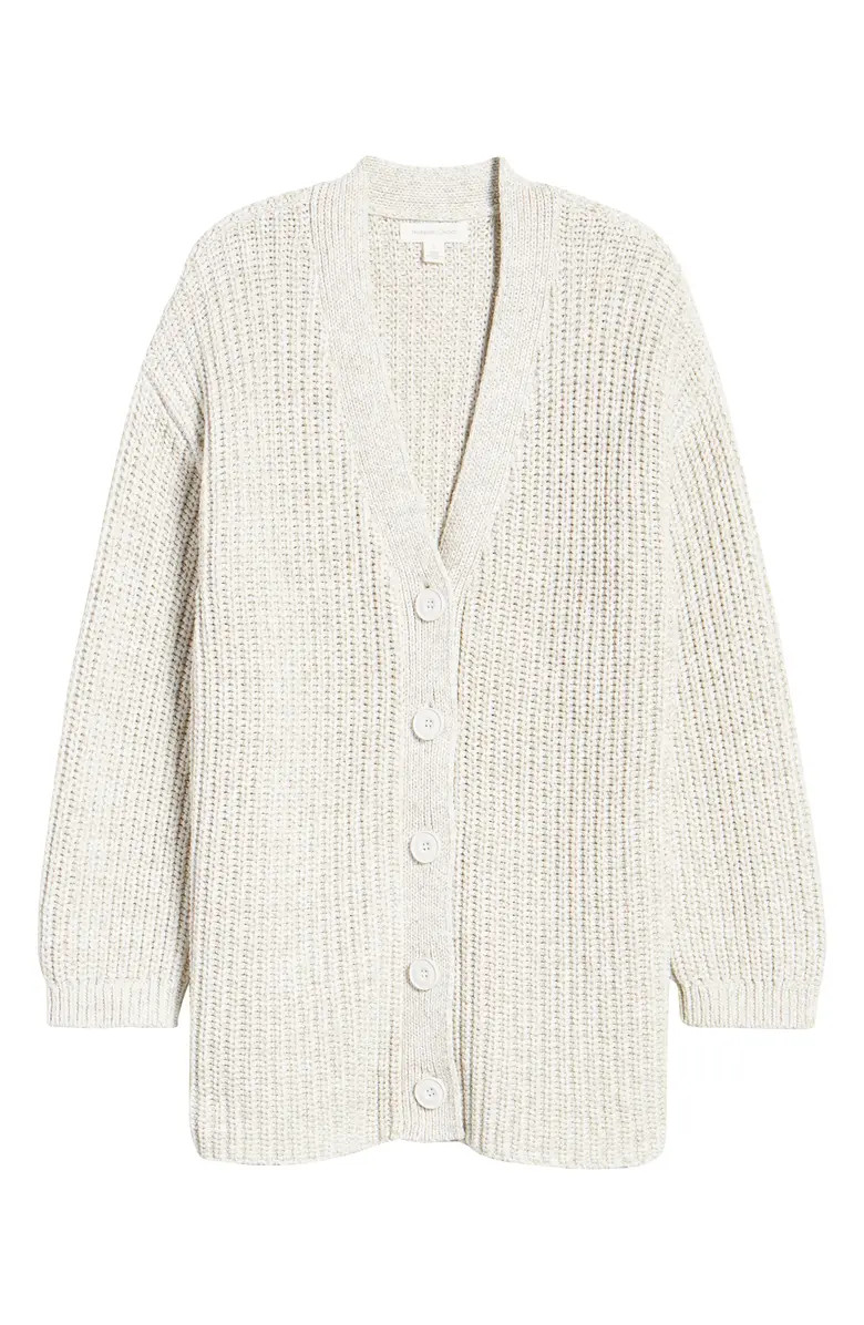 Shaker Stitch Cotton Blend Cardigan | Nordstrom