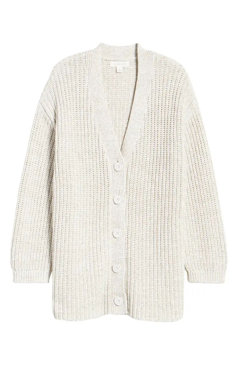 Shaker Stitch Cotton Blend Cardigan | Nordstrom