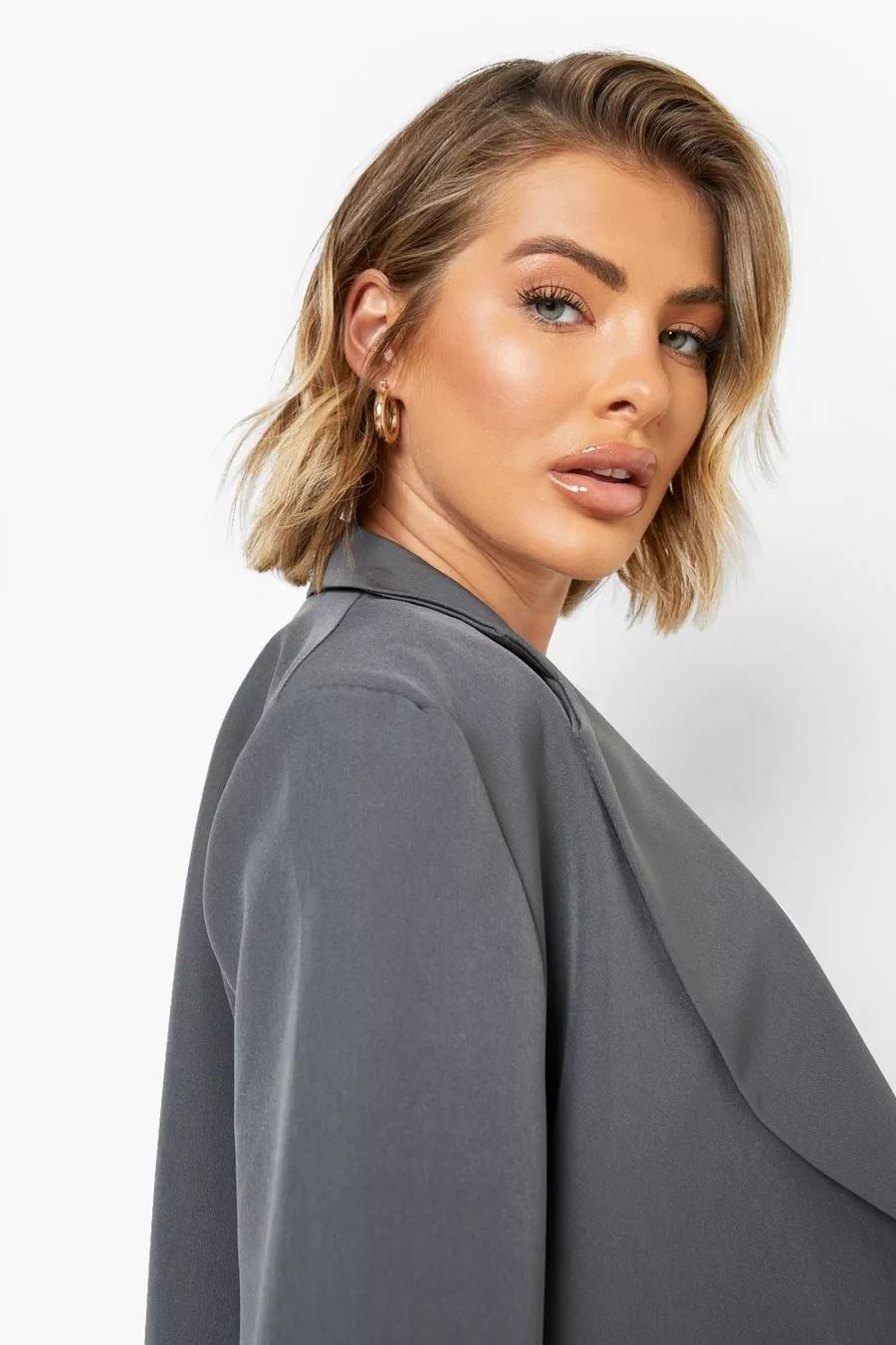 Pocket Detail Relaxed Fit Blazer | Boohoo.com (UK & IE)