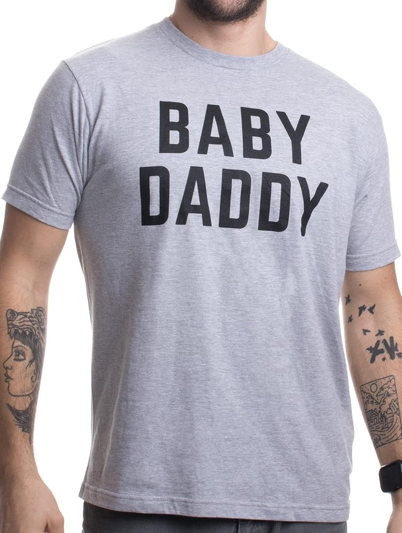 Baby Daddy | Funny New Father, Father's Day Dad Gift Humor Unisex T-Shirt | Amazon (US)