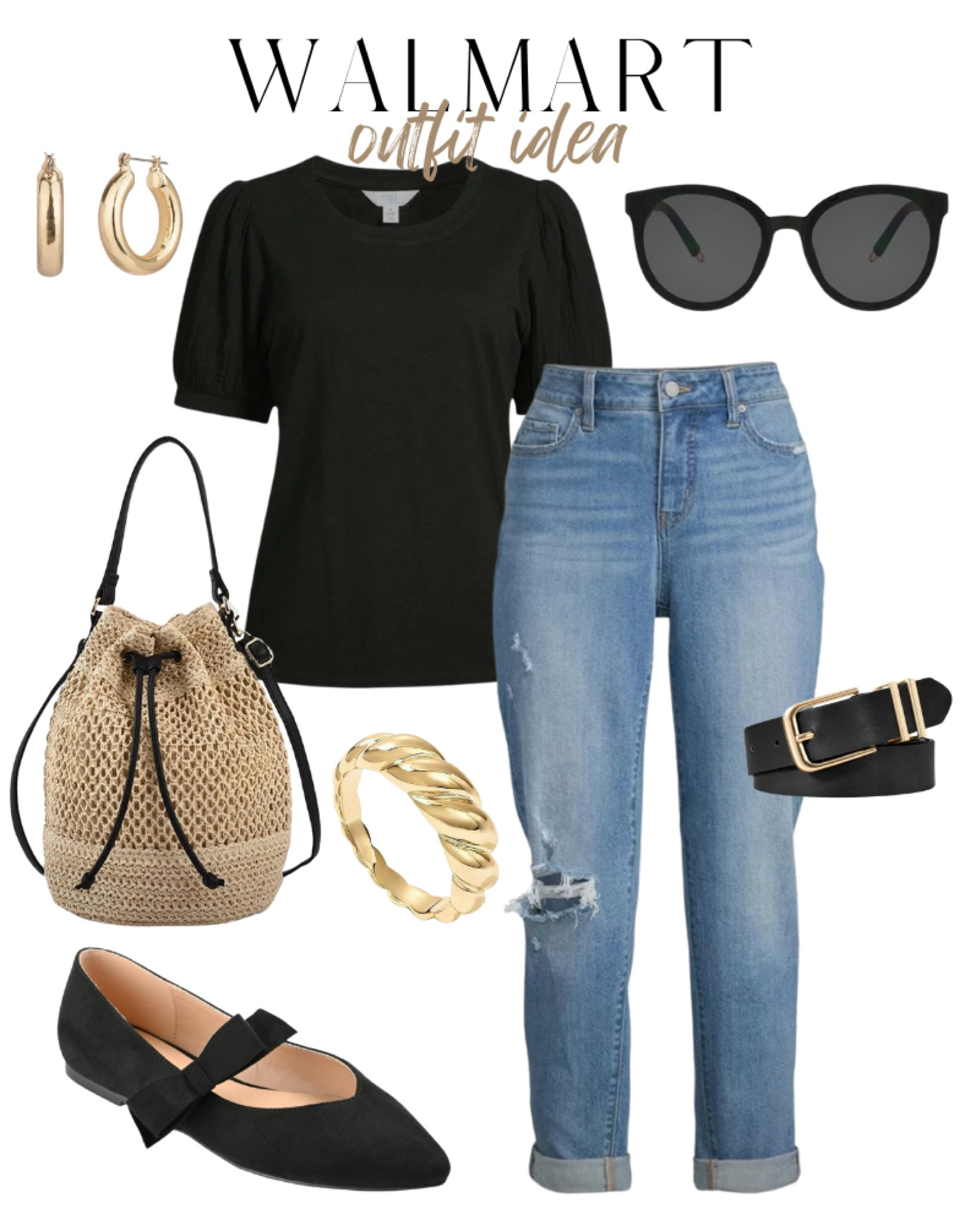 Walmart outfit idea, fall outfit, transitional outfit, ballet flats

#LTKStyleTip #LTKOver40 #LTKFindsUnder50