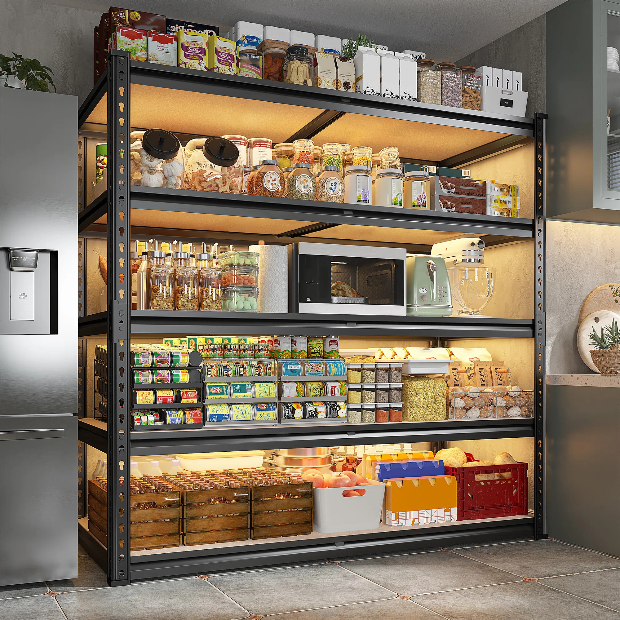 Alue 20"D X 40"W Shelving Unit Loads 2000Lbs, Heavy Duty Garage Shelving,  Adjustable Metal Stora... | Wayfair North America