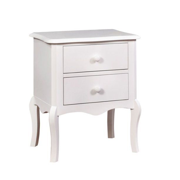 Rosebery Kids 2 Drawer Nightstand in White | Walmart (US)