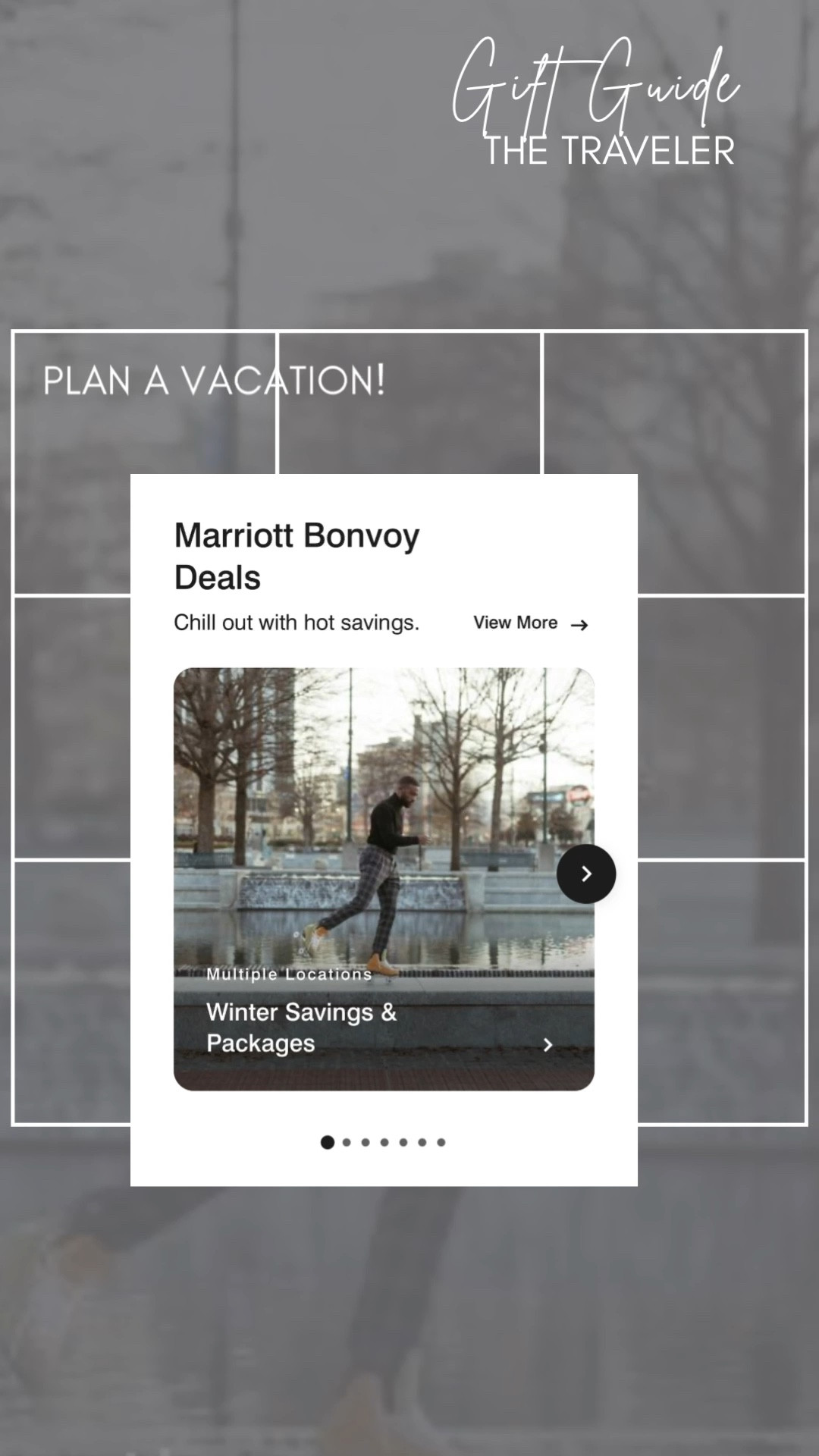 🎁 Give the gift of escape this Christmas! 🎄

Treat yourself, your family, or someone special to the ultimate holiday gift: a Marriott Bonvoy vacation! Imagine unwinding in a cozy mountain cabin, soaking up the sun on a Caribbean getaway, or exploring a sparkling city.

Now is the perfect time to book your 2026 Winter Escape! Select participating hotels are offering up to 30% off, and if you’re a Marriott Bonvoy member, you can save up to 35% off! This offer is valid for travel between January 18, 2026, and April 12, 2026.

Check out the details and find your perfect escape! @marriottbonvoy

https://rstyle.me/+jPTYB831B-yWO7gdrvEV7w

#12daysofltk #marriottbonvoy #MarriottPartner #winterescape #giftideas #travel


#LTKGiftGuide #LTKTravel #LTKHoliday