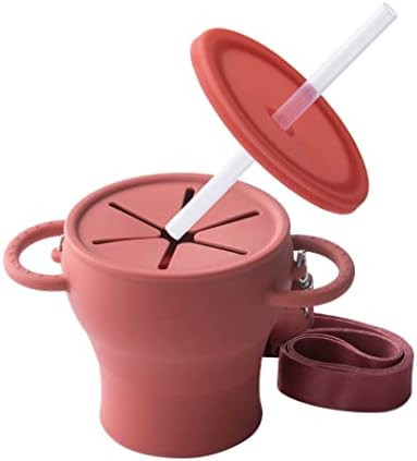 HOFISH Silicone Baby Snack Containers for Kids, Folded Snack Cups for Toddlers with Removable Str... | Amazon (US)