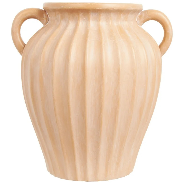 My Texas House Small Terra Cotta Vase, 6-inches, Orange | Walmart (US)