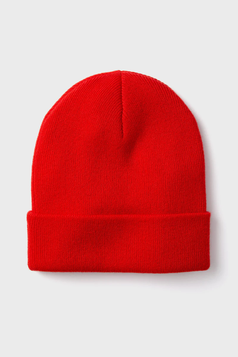 Poppy Red Cashmere Adult Beanie | Tuckernuck (US)