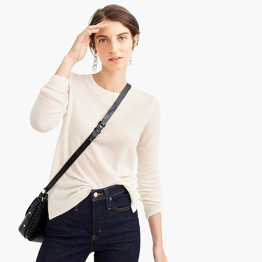 Cashmere crewneck sweater | J. Crew US