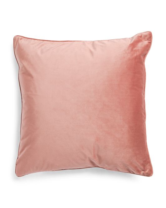 22x22 Velvet Pillow | TJ Maxx