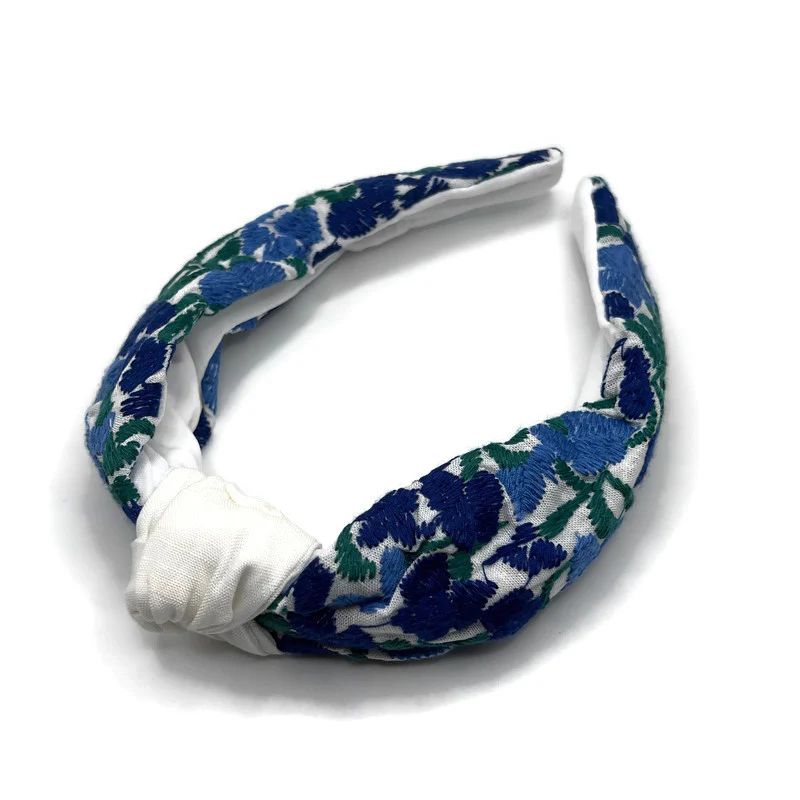 Olivia Embroidered Headband | Sea Marie Designs