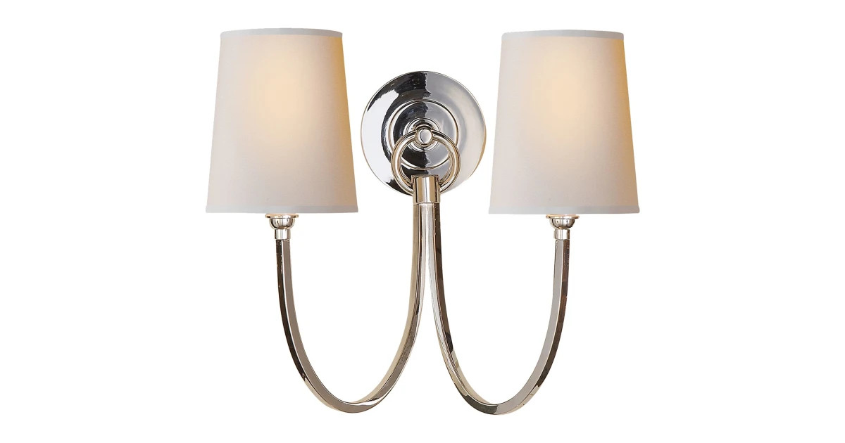 Visual Comfort TOB 2126PN-NP Reed 15" Wide Wall | Build.com | Build.com, Inc.