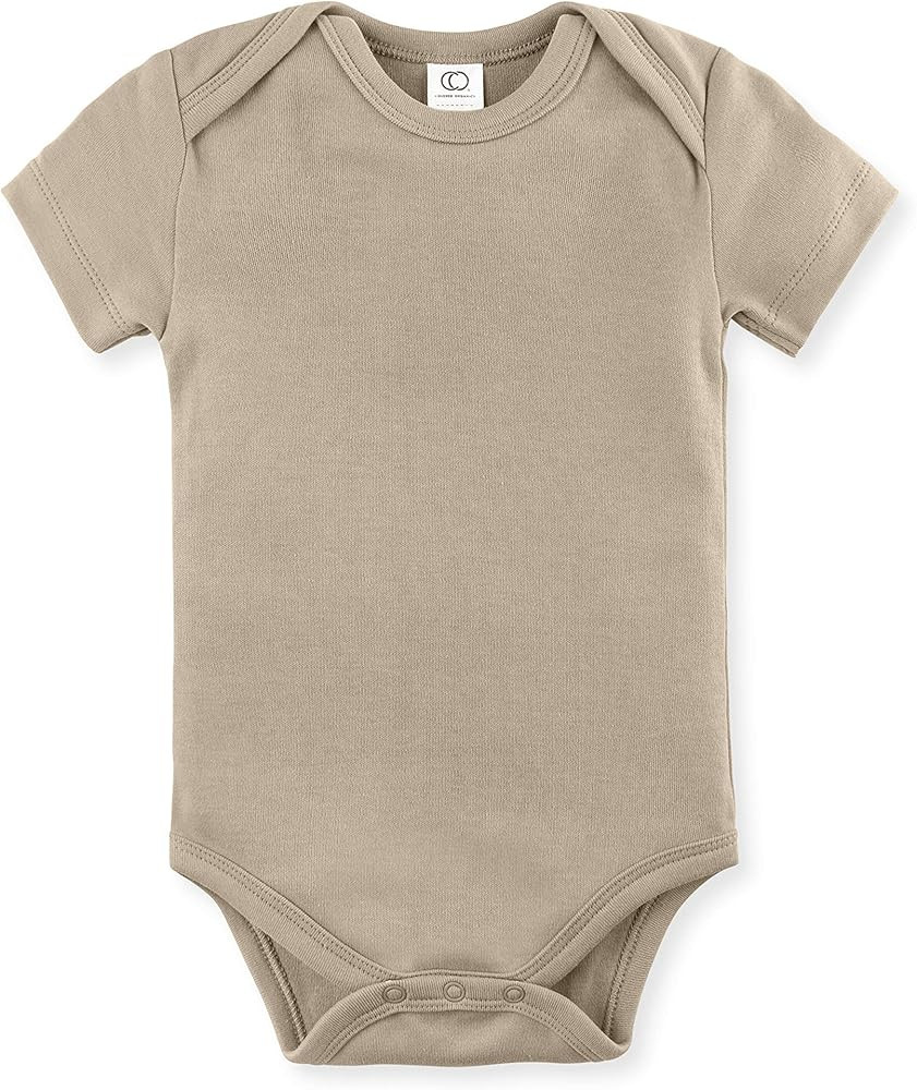 Colored Organics Unisex Newborn 100% Organic Cotton Bodysuit - Short Sleeve Infant One Piece - Ba... | Amazon (US)