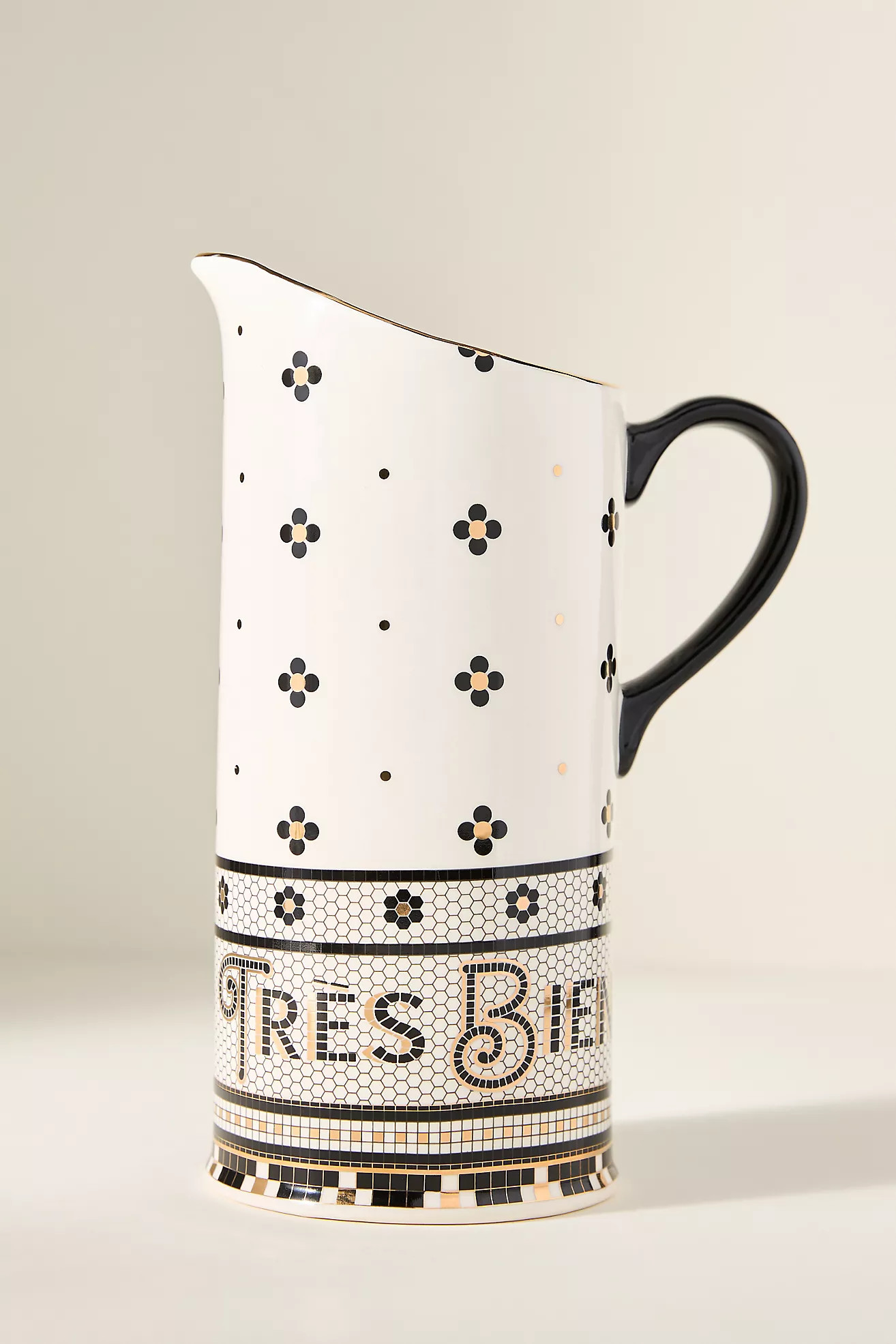 Bistro Tile Pitcher | Anthropologie (US)