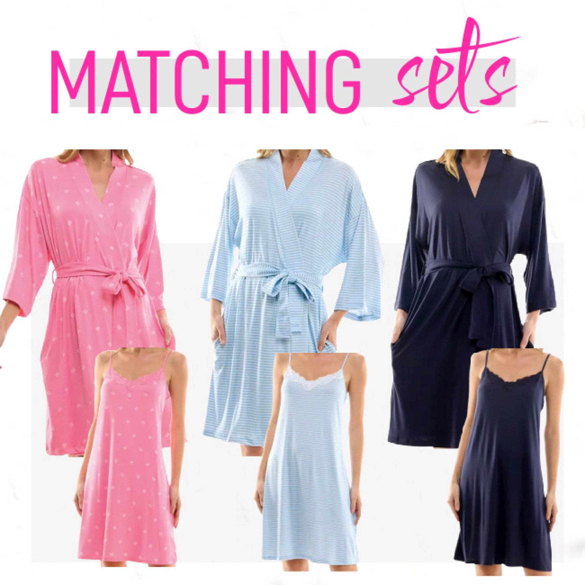 The cutest matching robe sets for Mother’s Day! 50% off right now with coupon code TODAYONLY. Draper James at Belk.

#LTKstyletip #LTKFind #LTKsalealert