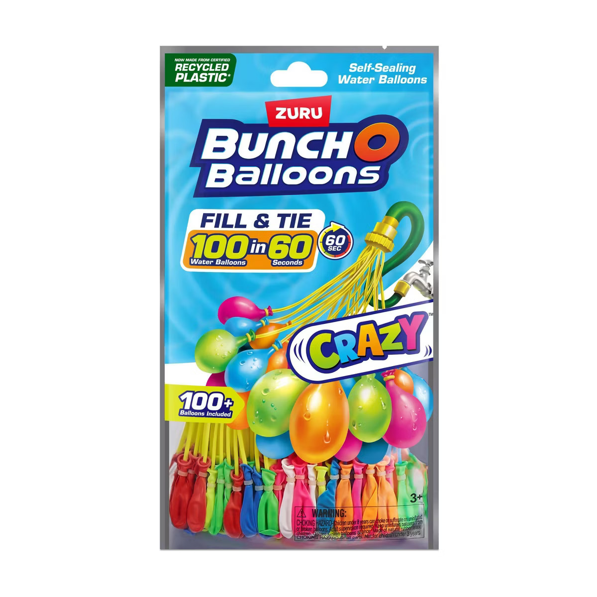 Bunch O Balloons 3pk Rapid-Filling Self-Sealing Water Balloons by ZURU | Target