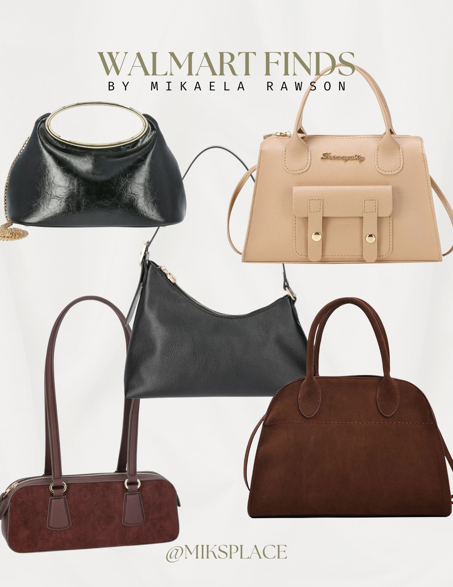 Walmart has the cutest and most affordable hand bags for this fall!

#WalmartFinds #WalmartFashion #FallPurse #FallAccessories #AffordableStyle #BagGoals #BudgetFriendlyStyle #WalmartStyle #EverydayBags #FallWardrobeStaples #ClosetFavorites #EffortlessStyle #AffordableFashionFinds #WardrobeEssentials #FallStyleInspo 

 #LTKFallSale #LTKSeasonal #LTKSaleAlert