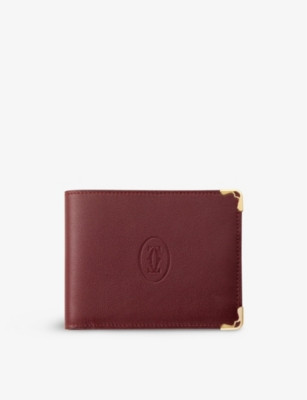 CARTIER Must de Cartier six-credit card calfskin wallet | Selfridges