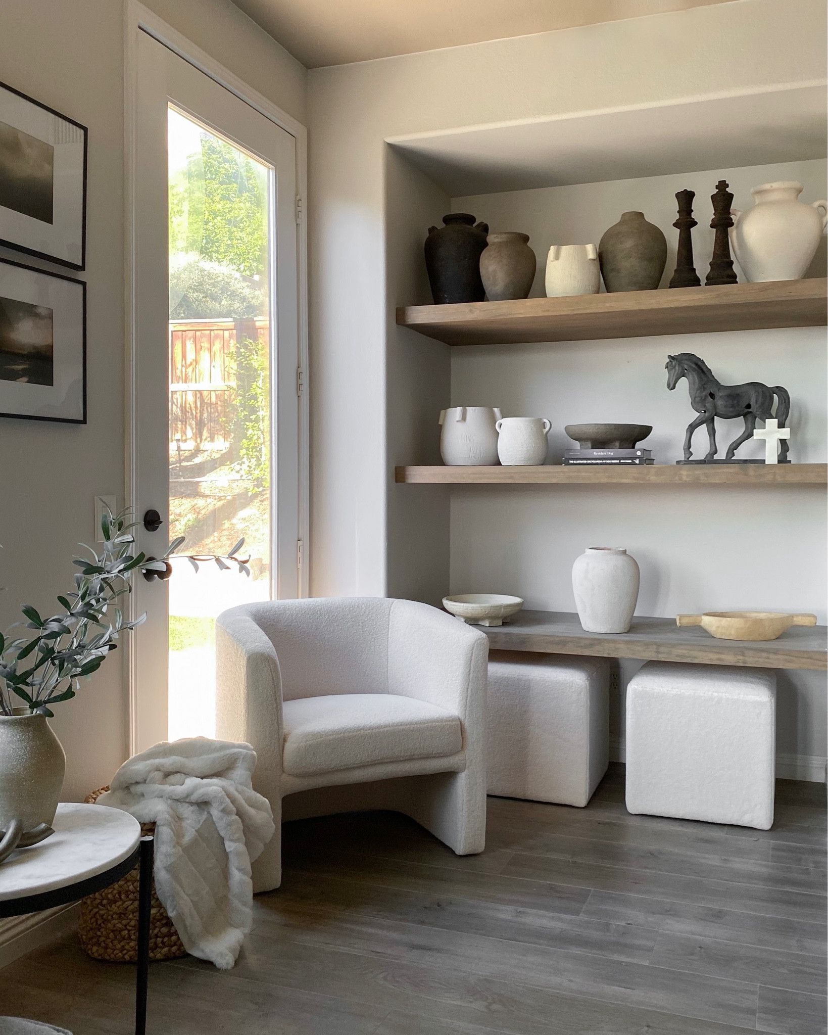 🚨 This stunning chair is still 30% off, and the faux fur throw blanket is still 50% off!! I absolutely love the cozy texture of this chair and these coordinating ottomans! I’m still figuring out where I want the chairs to go. They would be perfect in the living room or the guest bedroom. Also linking the wooden basket, the black matted frames, and my favorite large vases! 😍

#ThrowBlanket #Ottoman #chair #bouclechair #sherpachair #galleryframes #Whitevase #vase #LargeVase #Target #TargetHome #Basket #VelvetBlanket #fauxfur #Livingroomdecor #marshalls

#LTKstyletip #LTKhome #LTKsalealert