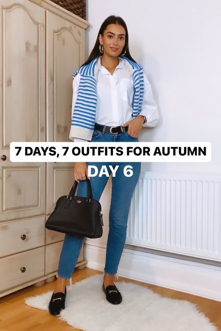 7 Days, 7 Outfits for Autumn: Day 6 🍂

Blue striped jumper, white shirt, high waist blue jeans, black loafers

#LTKstyletip #LTKSeasonal