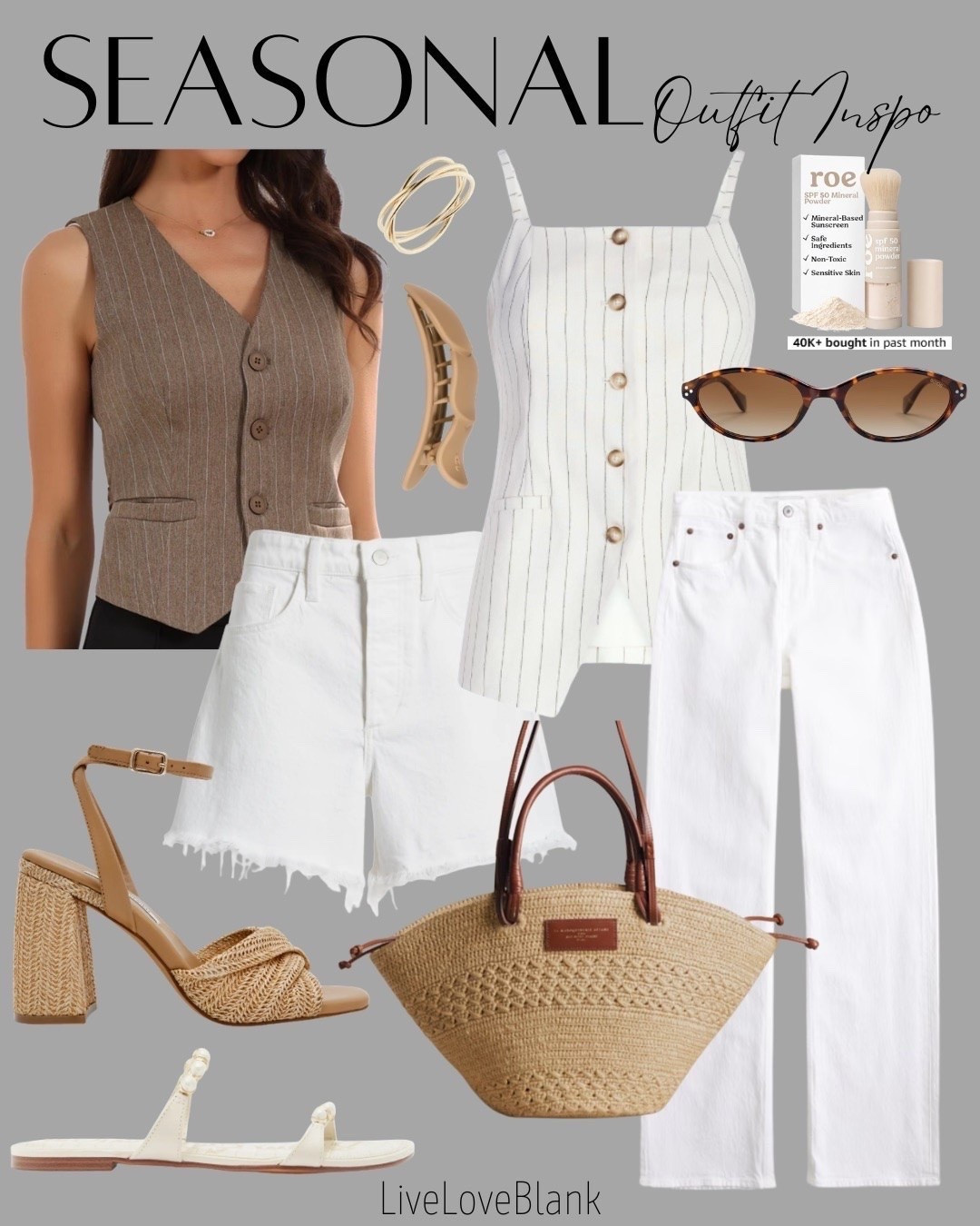 Seasonal outfits for her 
Summer outfits 
Linen vests 
Vacation outfits for her

#LTKOver40 #LTKootd #LTKSeasonal
#LTKmomlife #LTKU