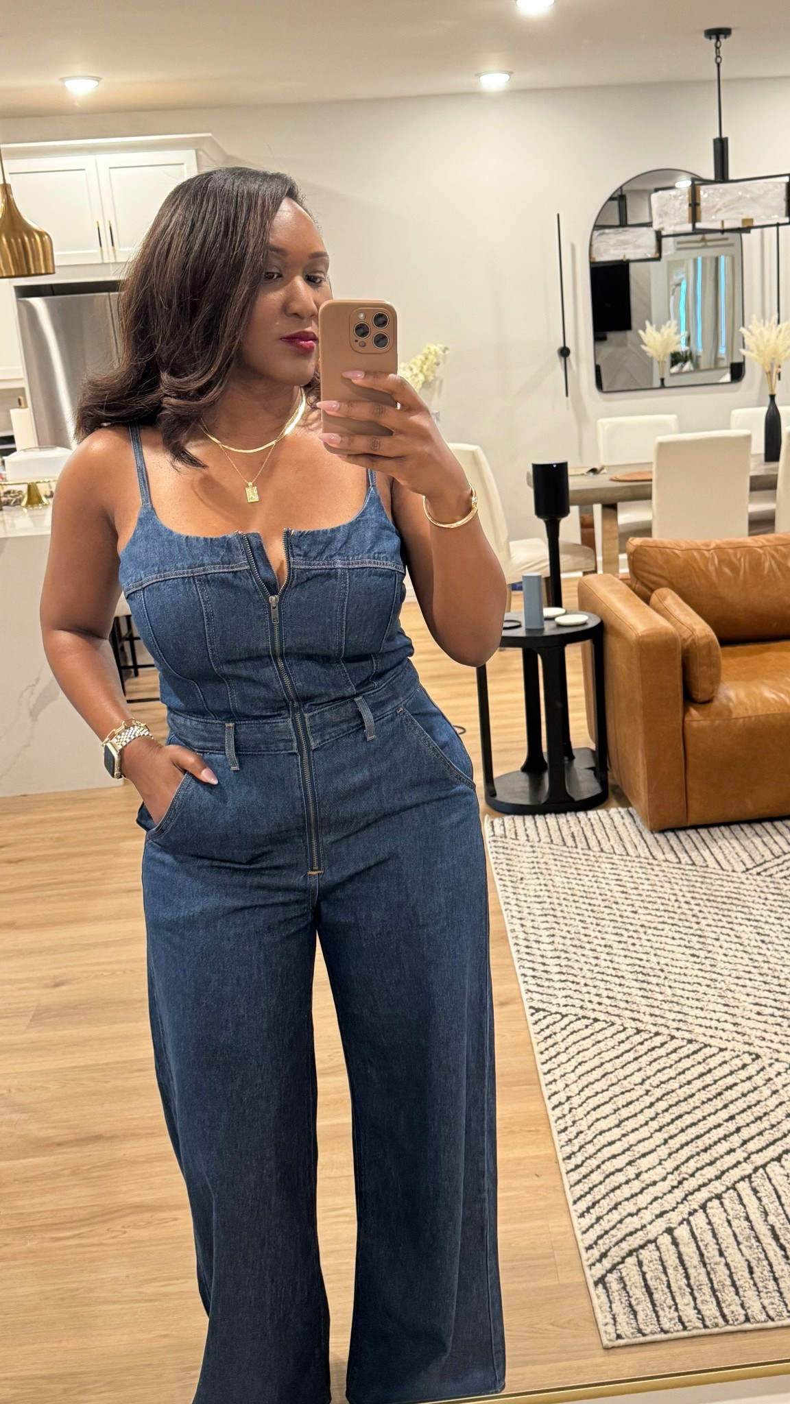 I don’t think I’ve ever gotten so many compliments in my life. This jumpsuit did everything that needed to be done plus some and was perfect for an outdoor concert. Can’t wait to dress it up with heels for a dinner look.