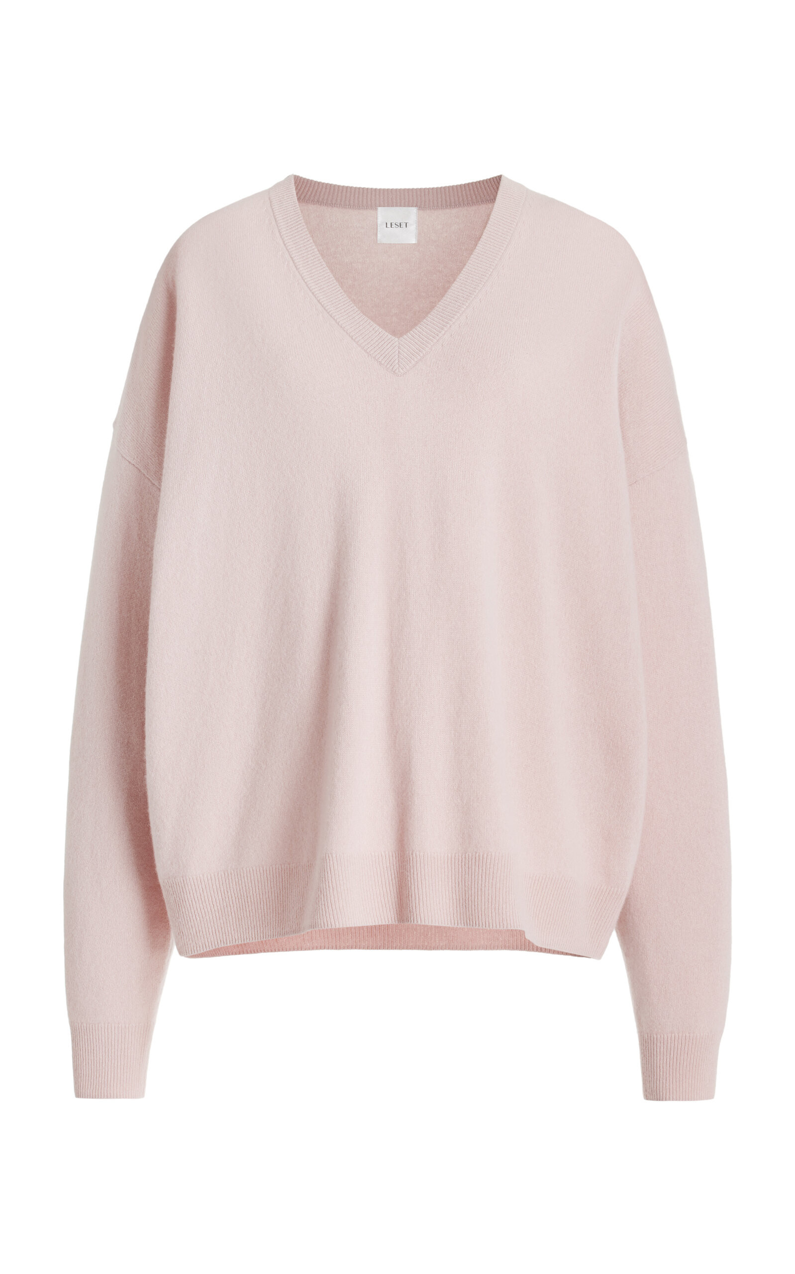 Leset - Zoe Wool-Cashmere Top - Pink - L - Moda Operandi | Moda Operandi (Global)