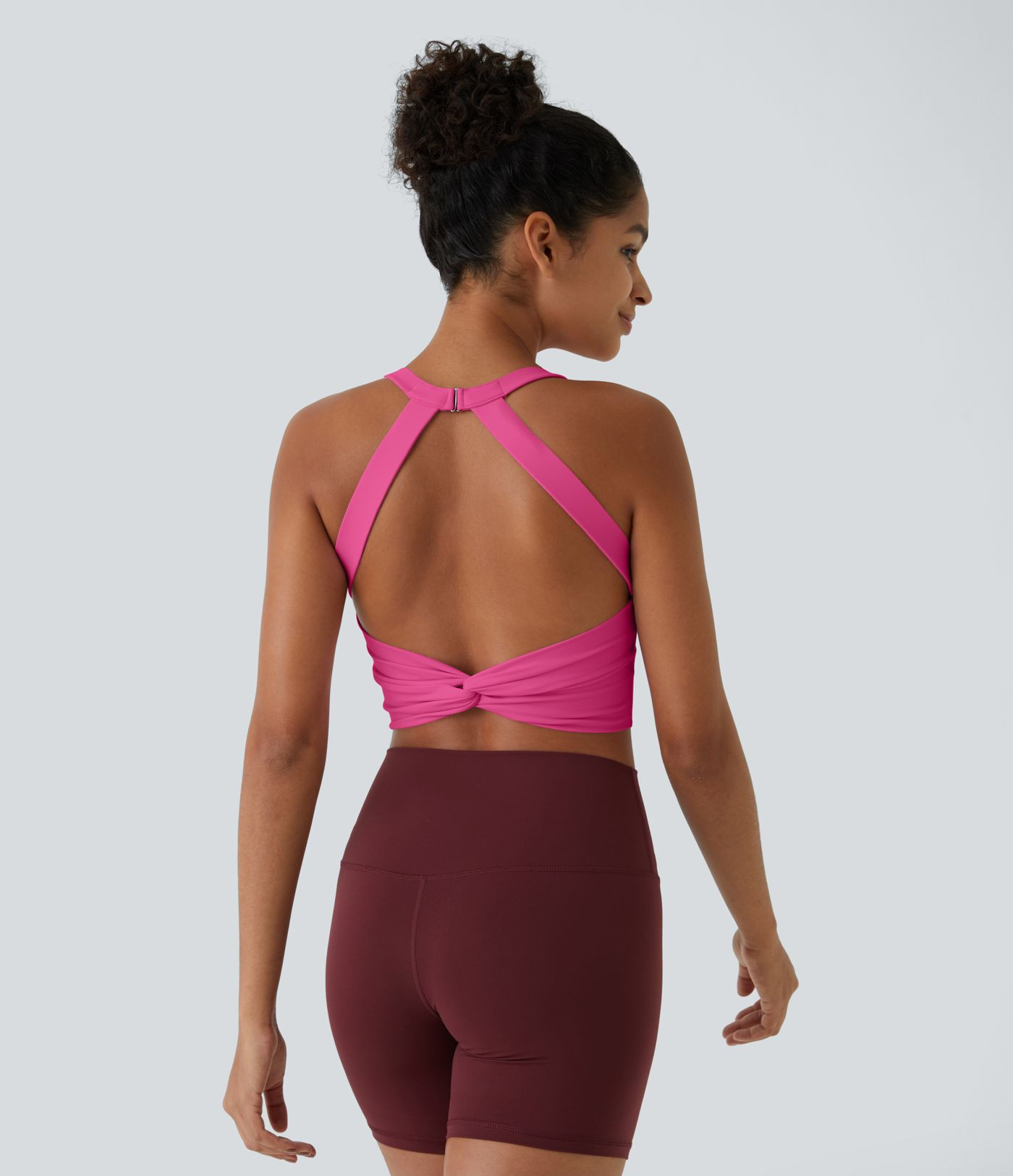 Women\u2019s SoftlyZero\u2122 Plush Cut Out Cropped Yoga Tank Top - Halara | HALARA