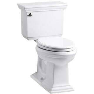 KOHLER Memoirs Stately 2-Piece 1.6 GPF Single Flush Elongated Toilet with AquaPiston Flush Techno... | The Home Depot