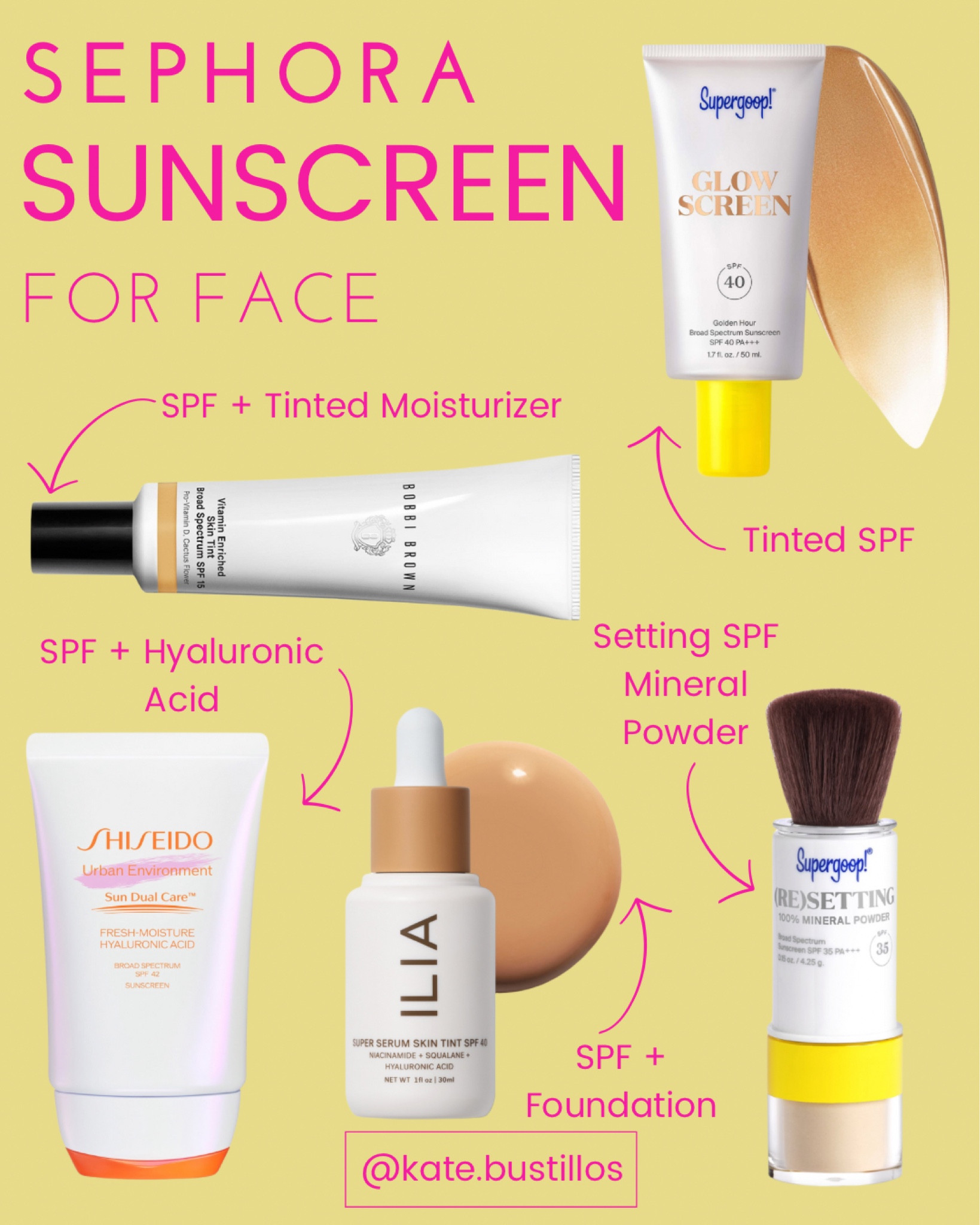 Keep your face protected from UV rays ☀️ with these unique facial sunscreens! 

#skincare #sunscreen #facescreen #sunprotection #spring #summer #makeup

#LTKxSephora #LTKsalealert #LTKbeauty