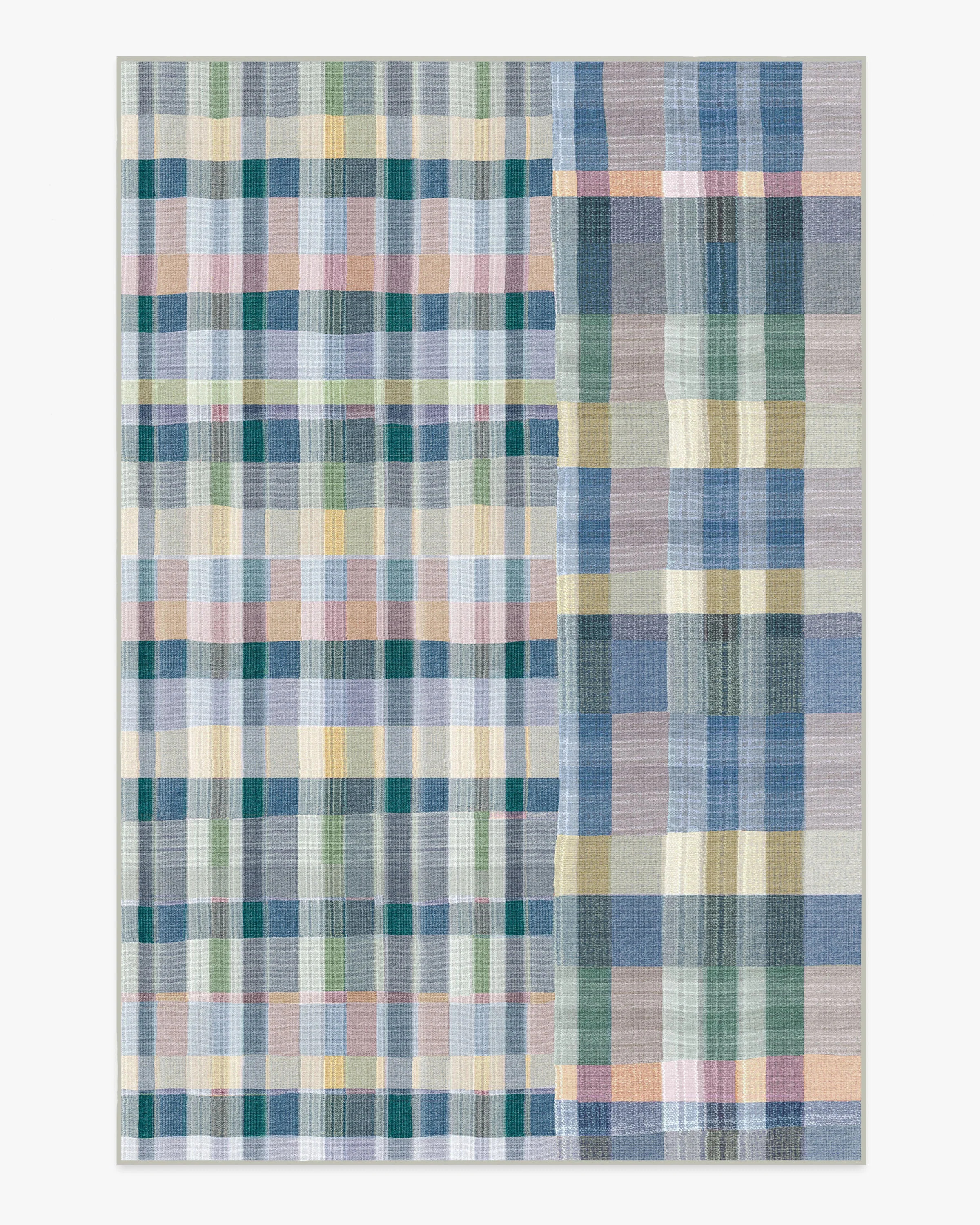 Linnea Slate Blue Multicolor Rug | Ruggable