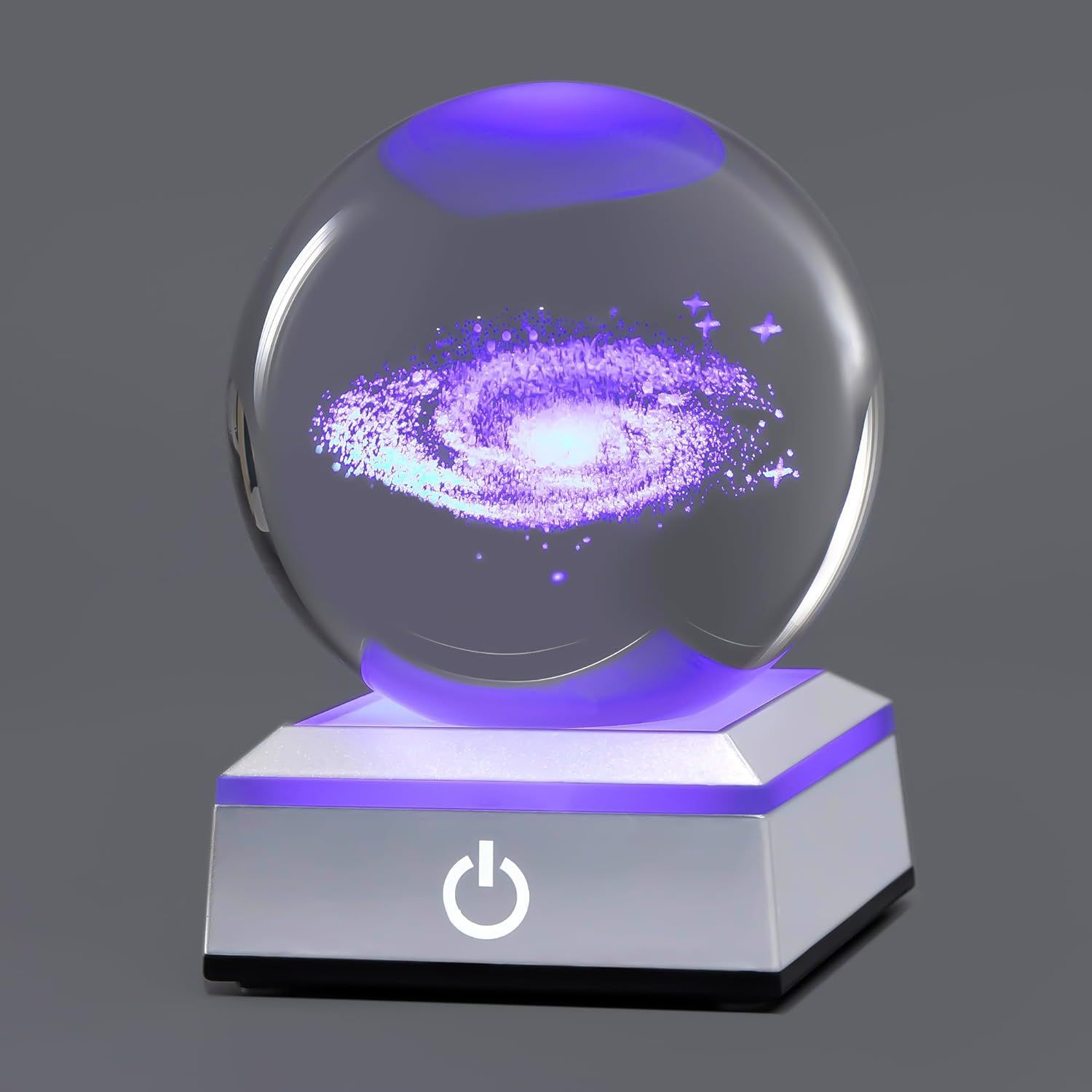 hochance 3D Galaxy Milk Way Crystal Ball Nightlight Multicolor Decolamp for Science Astronomy Spa... | Amazon (US)